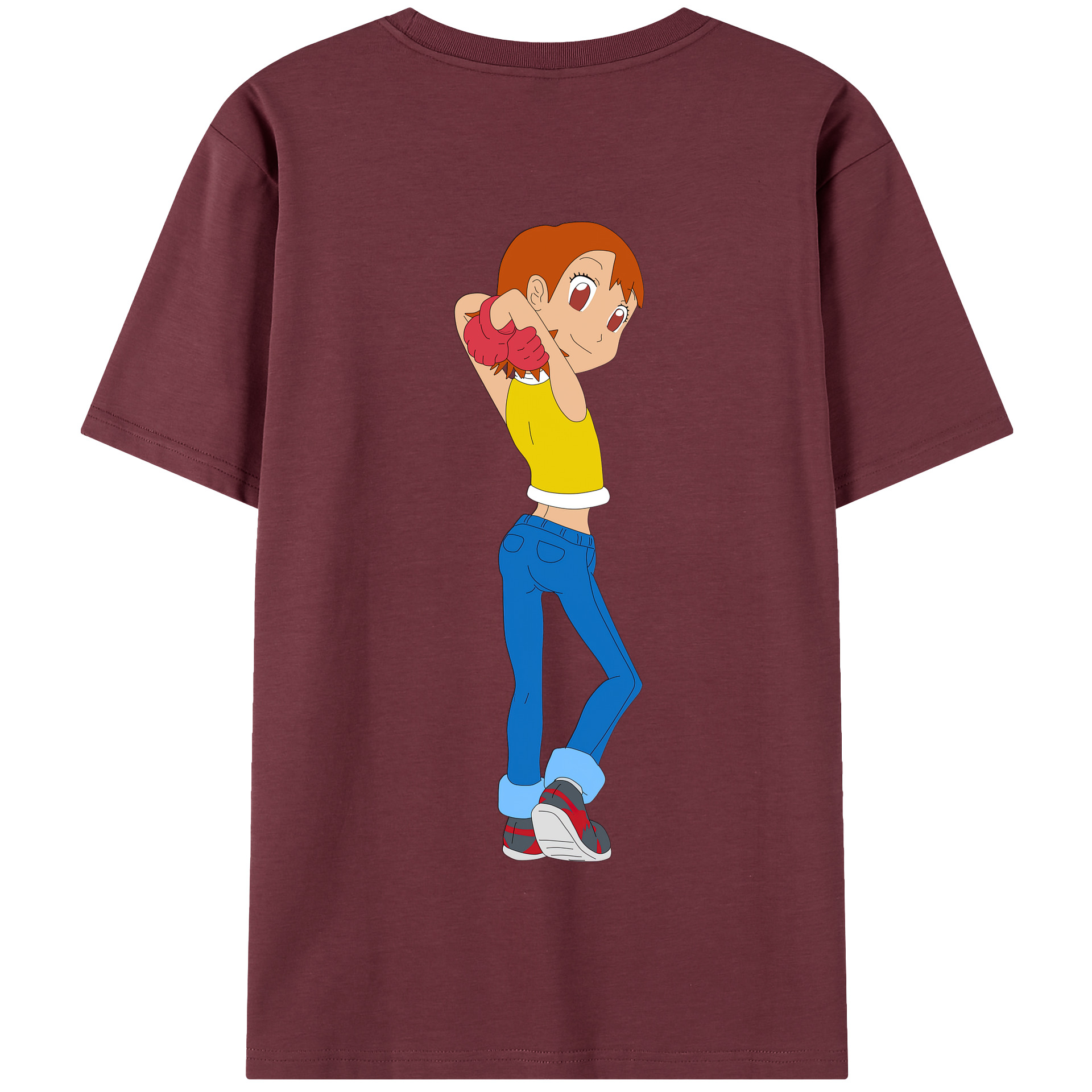 （画像用） Digimon デジタルモンスター/デジモン 綿100％半袖Tシャツ（背面プリント）